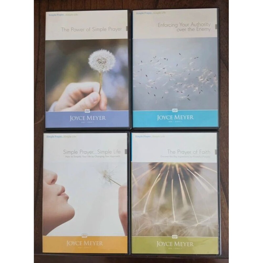 Joyce Meyer Simple Prayer Simple Life 4 DVD Set Complete Christian Teaching